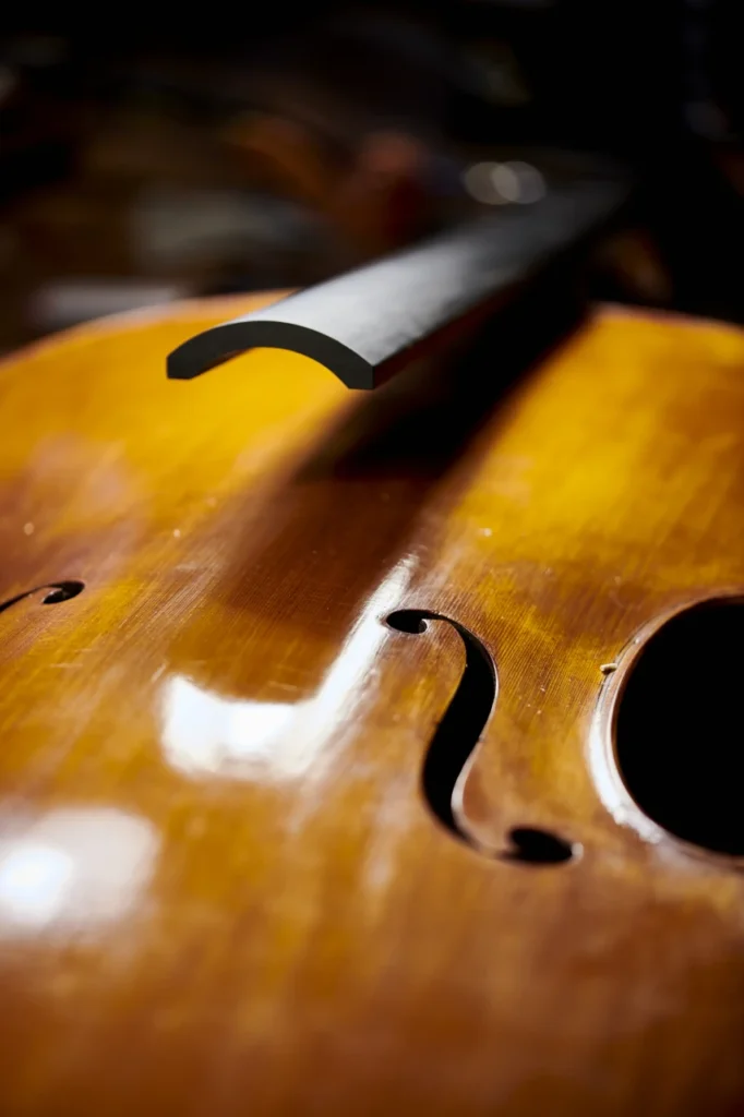 F-Löcher eines Cellos 